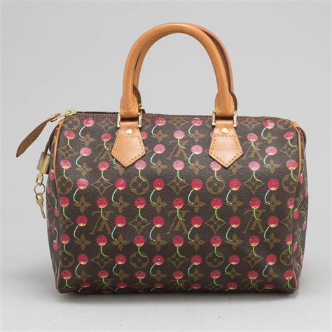 Louis Vuitton Monogram Cherry Cerises Speedy 25 .